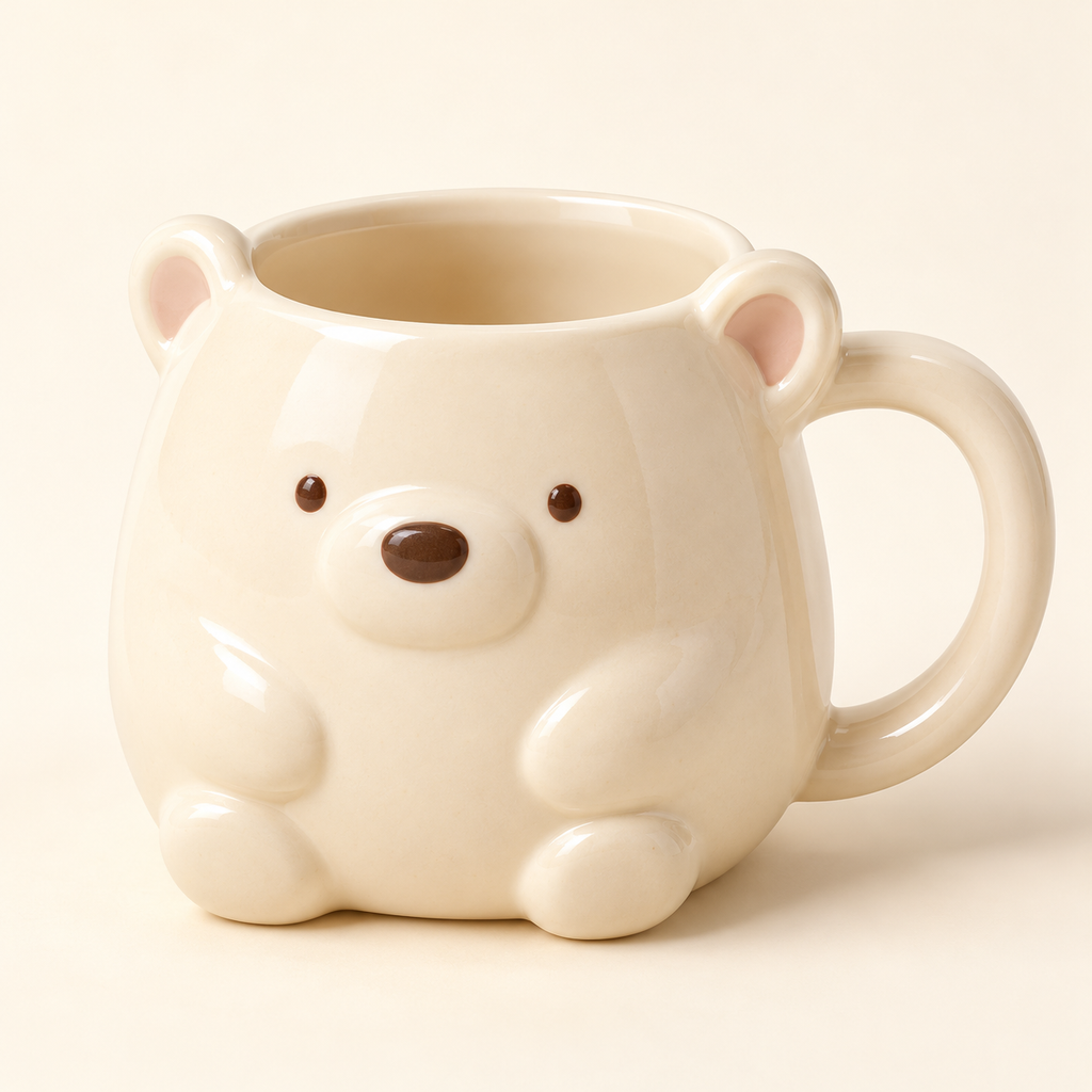 Cream Bear Mug