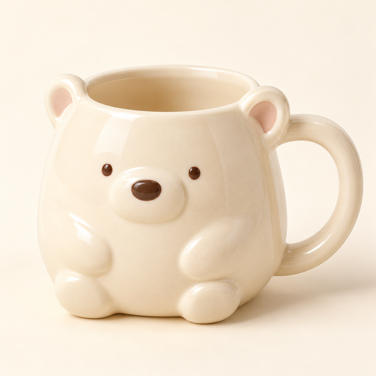 Cream Bear Mug