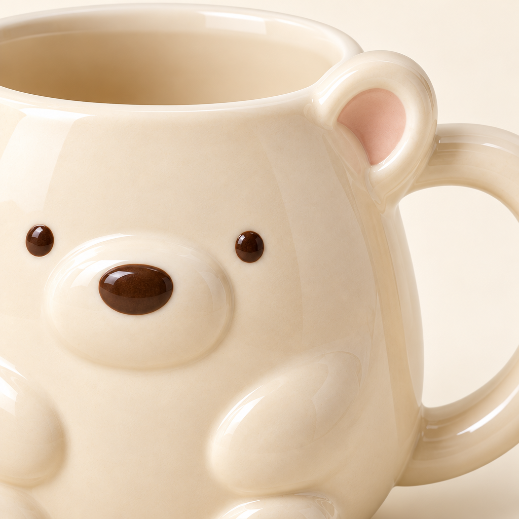 Cream Bear Mug