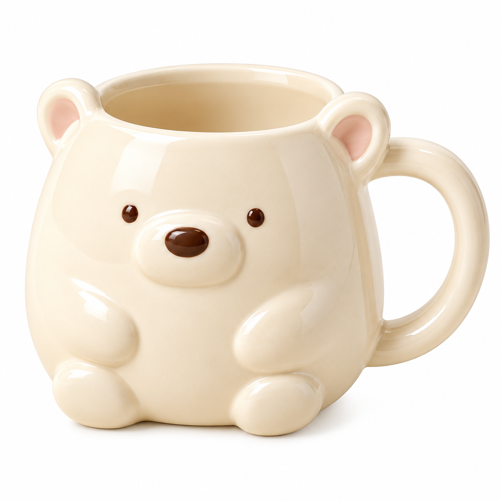Cream Bear Mug