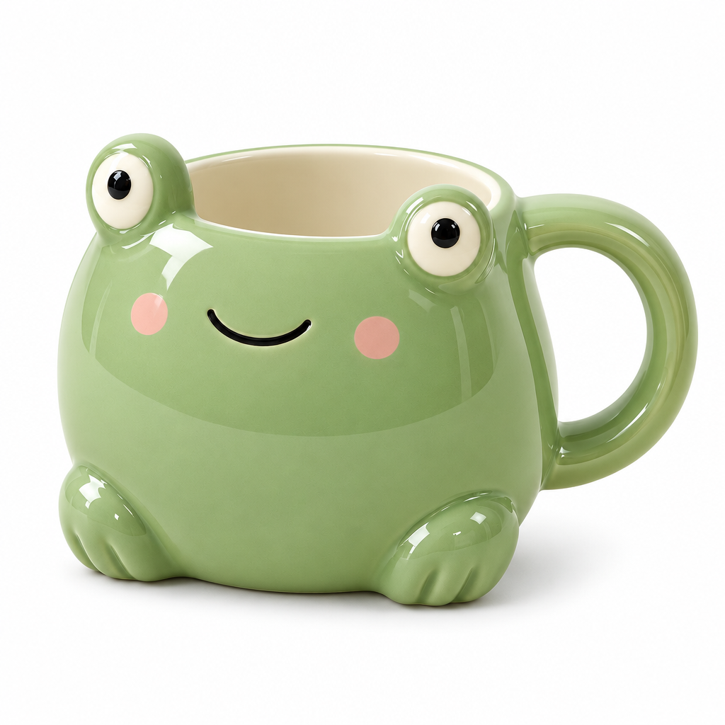 Sage Green Frog Mug