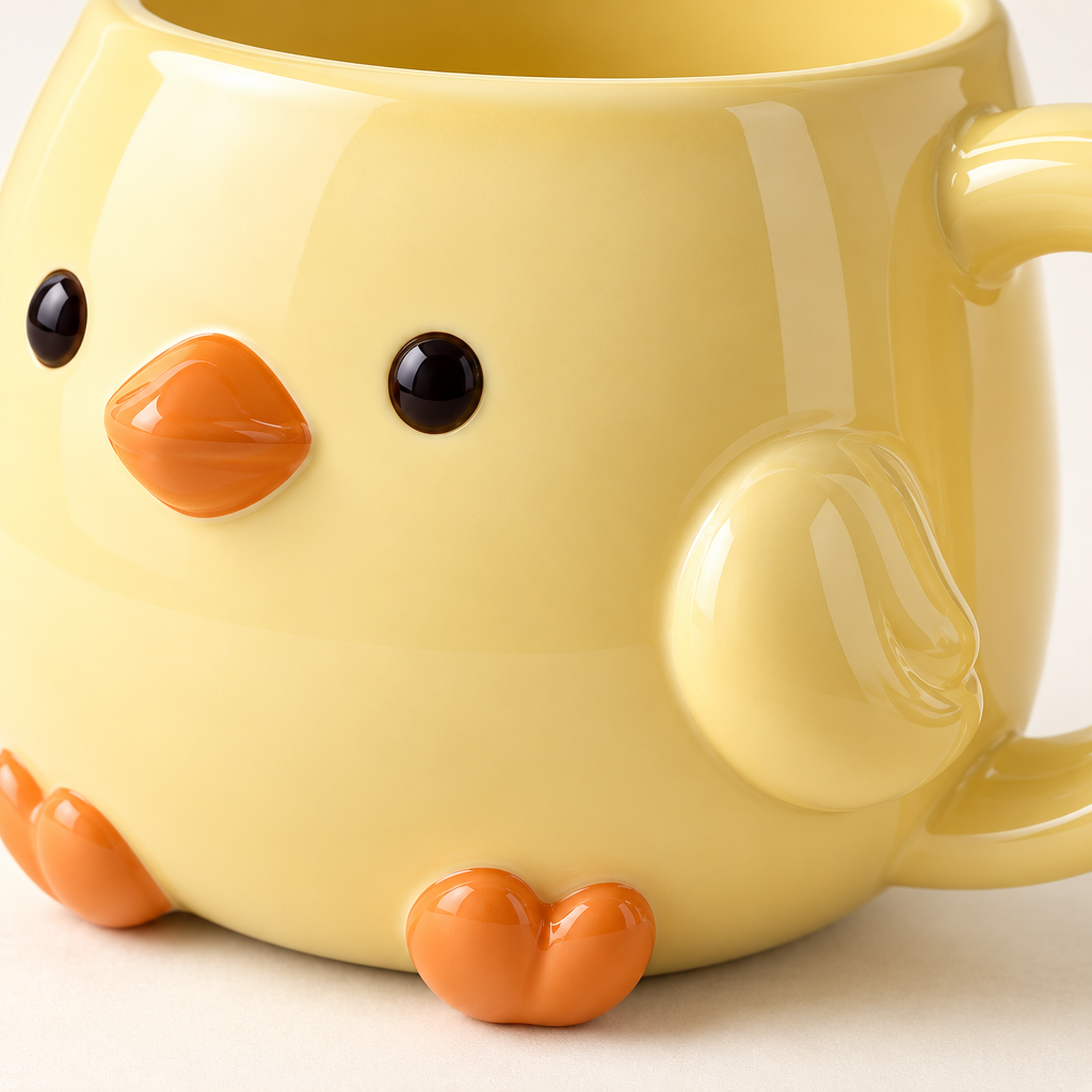 Butter Yellow Chick Mug