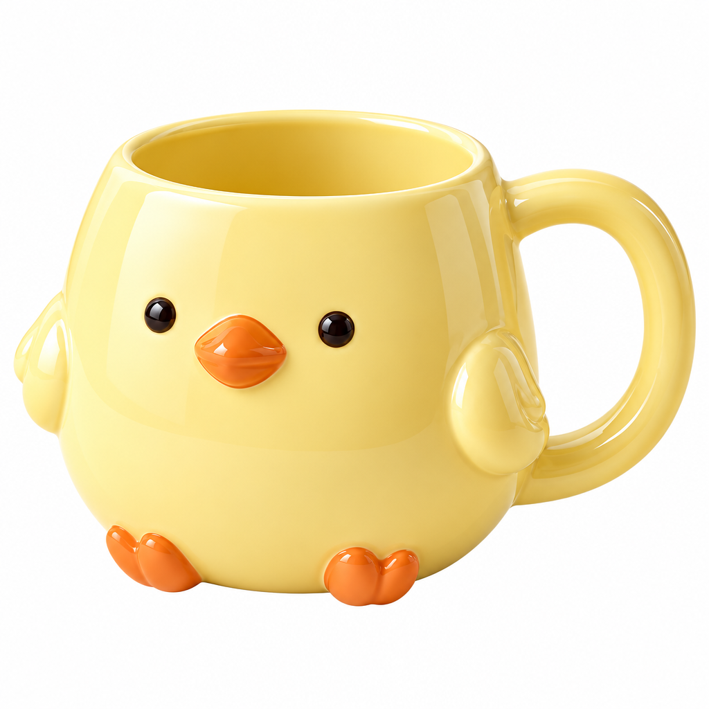 Butter Yellow Chick Mug