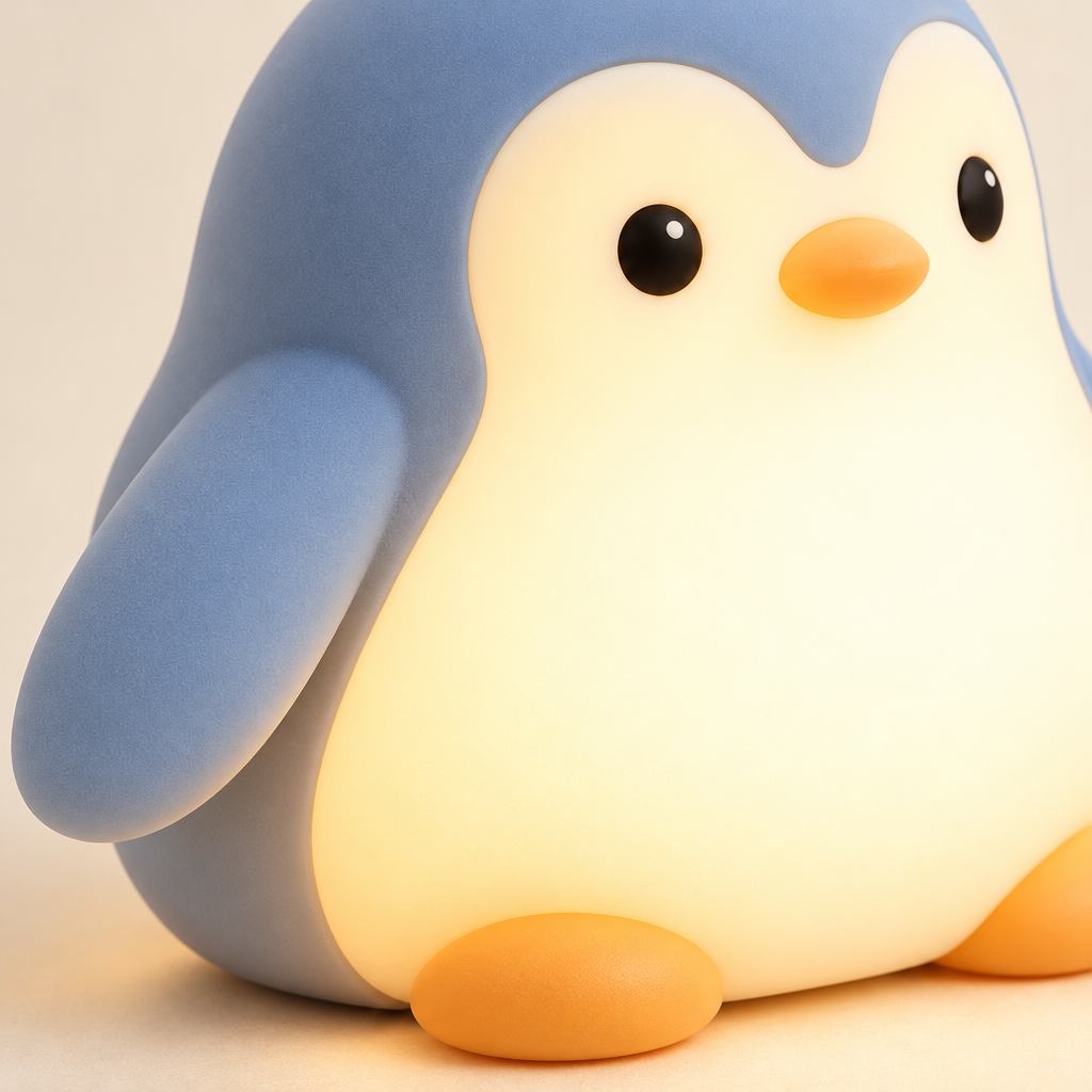 Blue Penguin Night Light