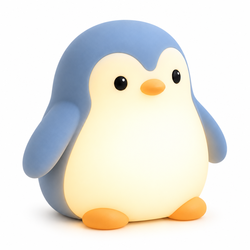Blue Penguin Night Light