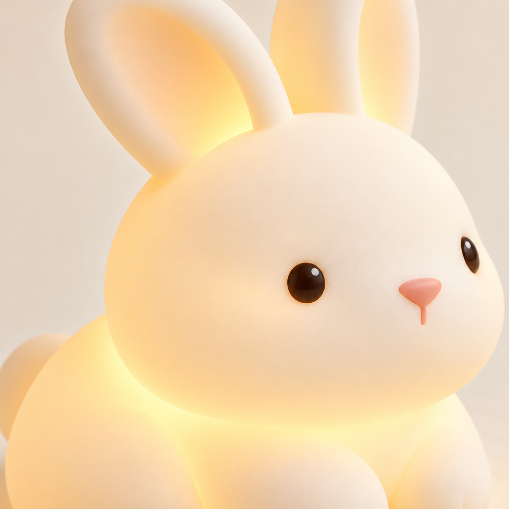 Ivory Bunny Night Light