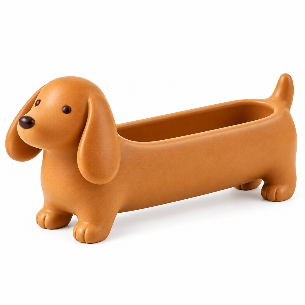 Dachshund Desk Organizer