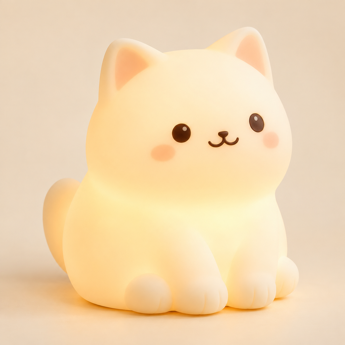 Ivory Cat Night Light