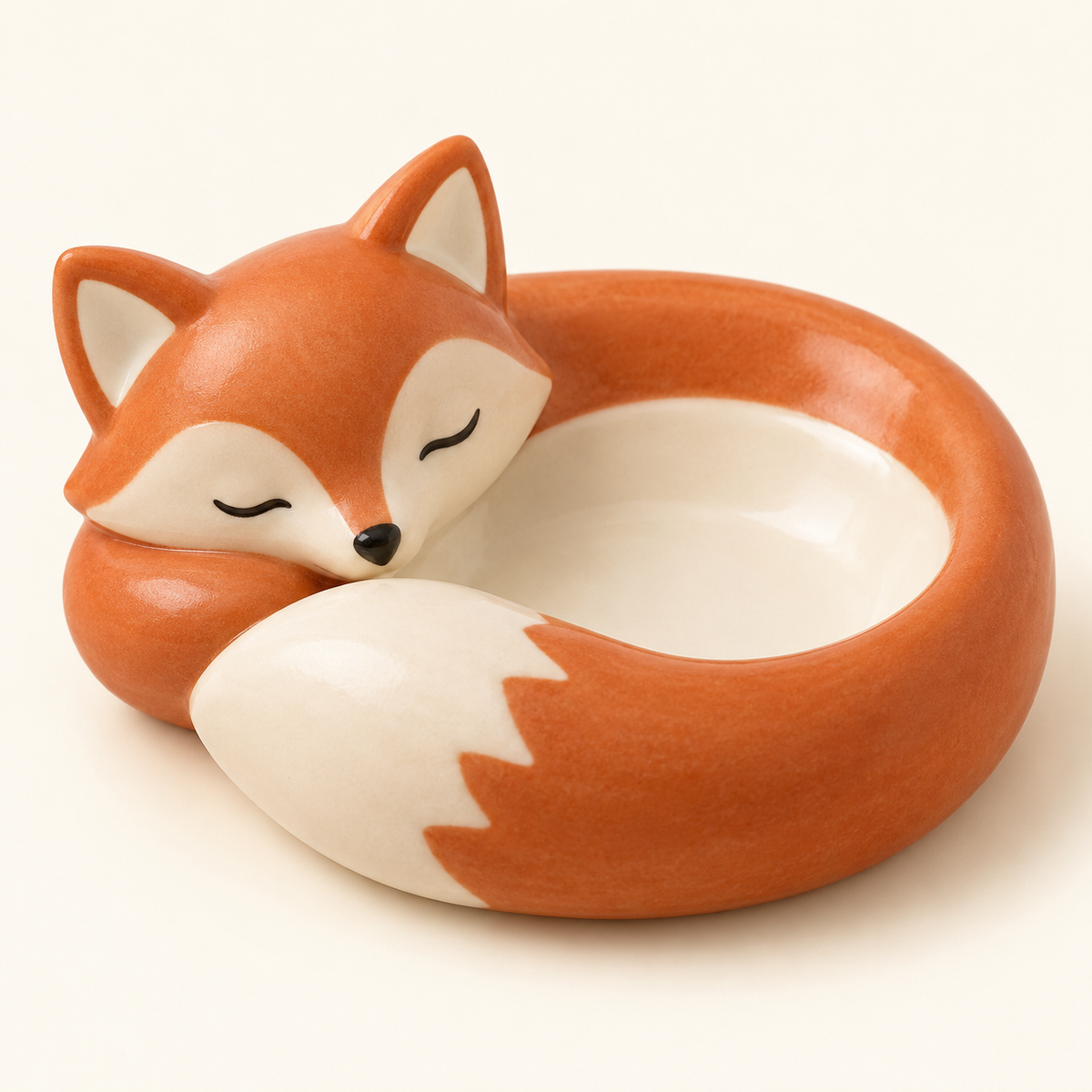 Sleeping Fox Trinket Dish